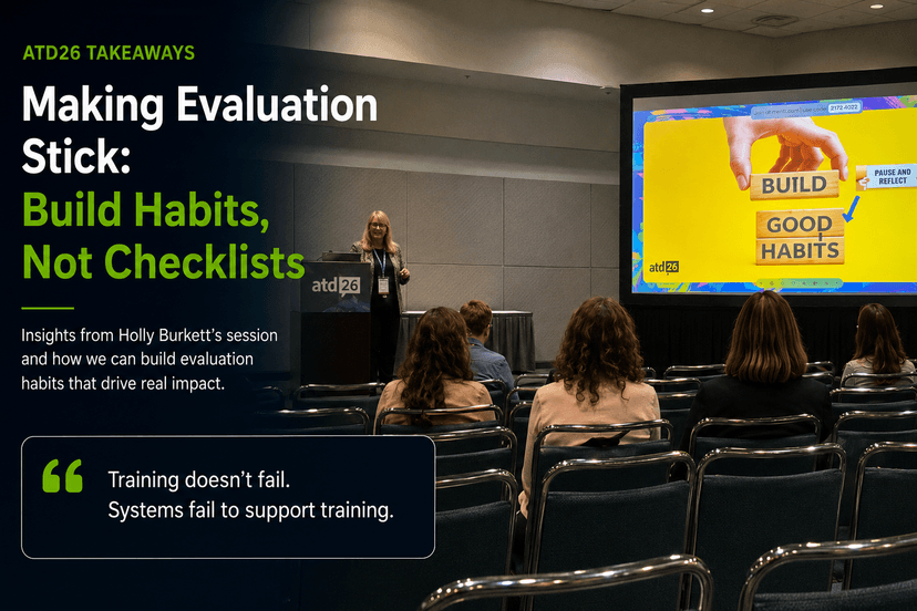 Making Evaluation Stick Article