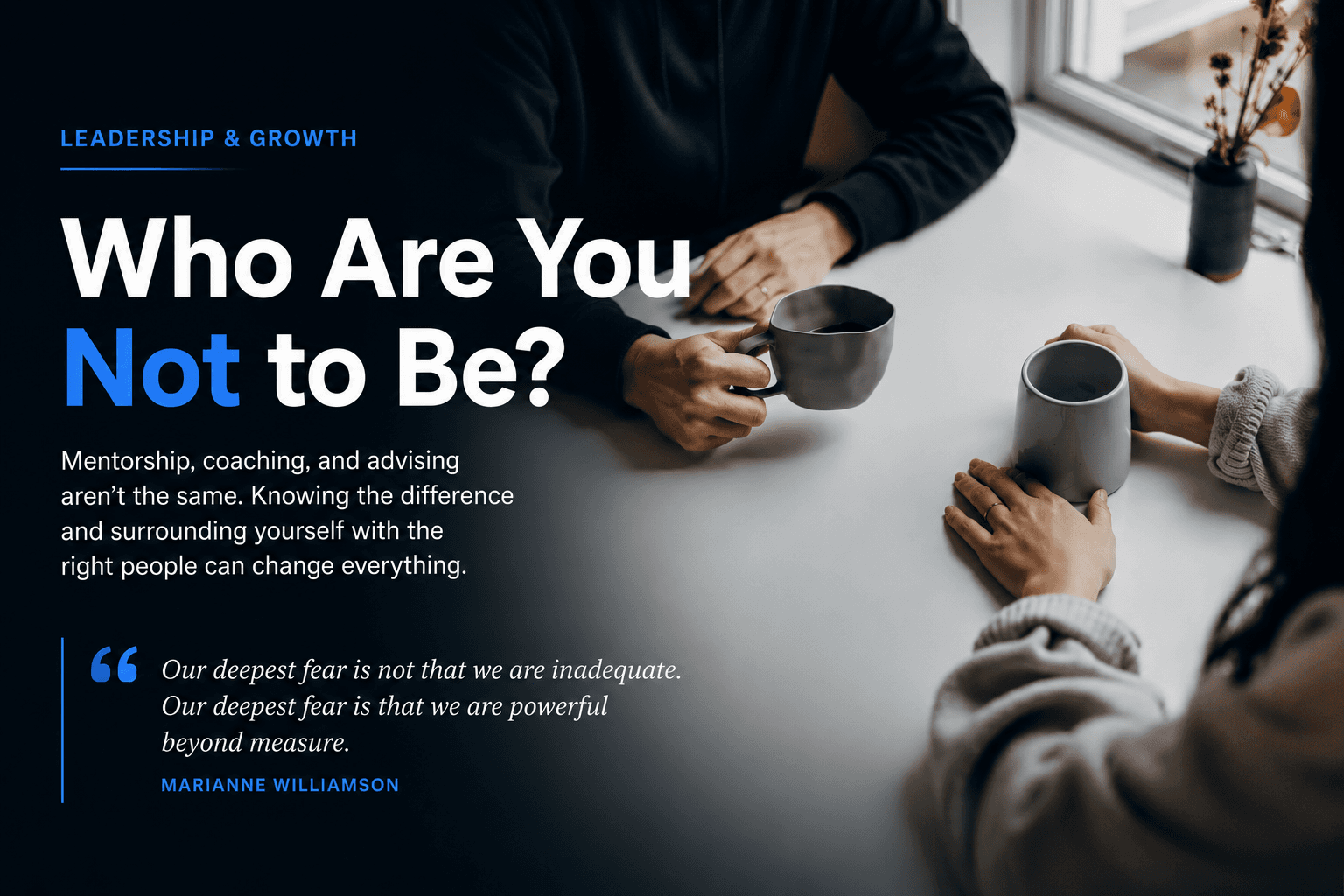 Who Are You Not to Be article hero image